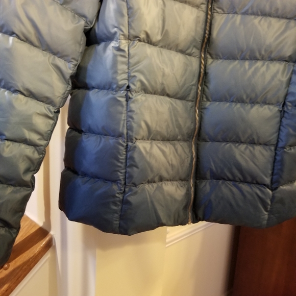 Used once after purchase women’s Sundance Ombre Blue Puffer Jacket XL - Picture 2 of 7
